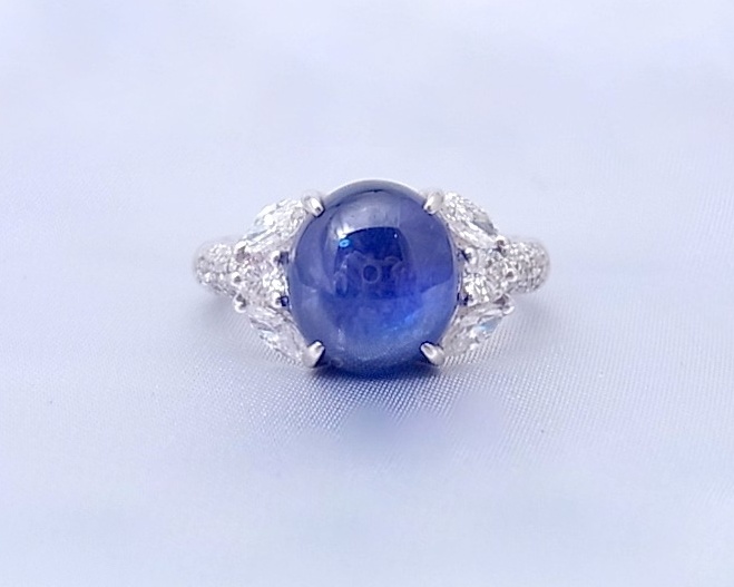 スターサファイア（ブルー） ダイヤモンド リング | オリジナル商品 