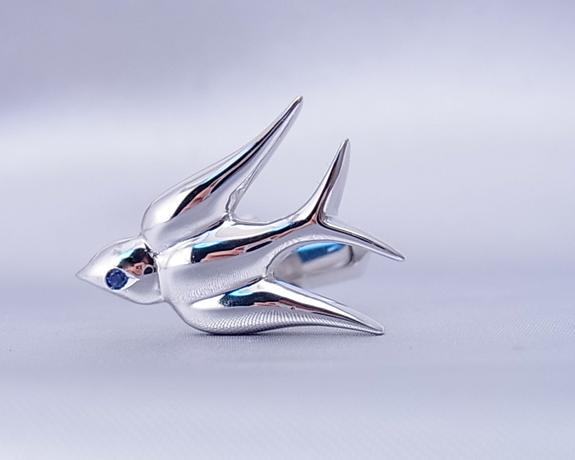 正規 ブルガリ クアドラート ぶち ロゴ文字スクエアカフス SV925  