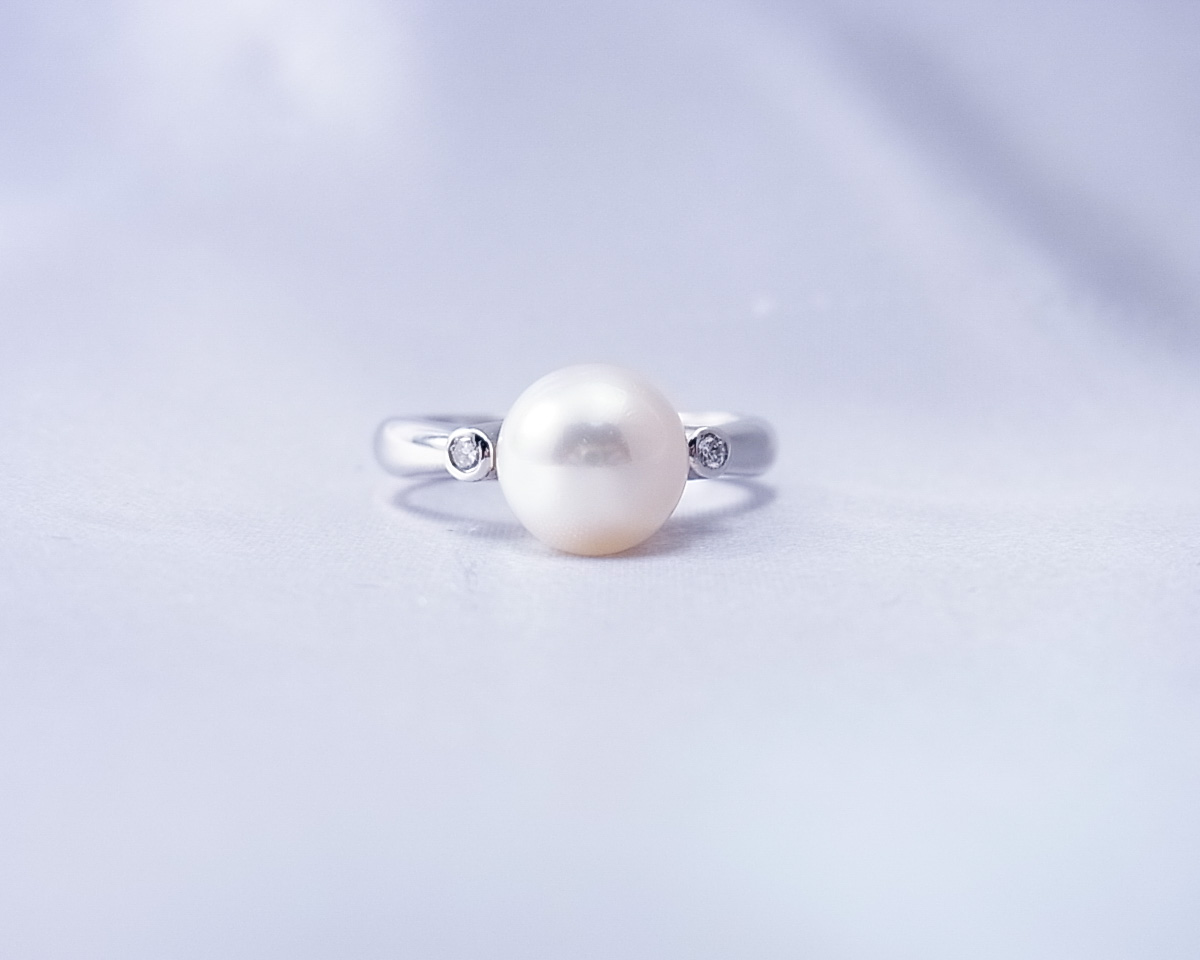 あこや真珠 リング | オリジナル商品 | 文京区 湯島の宝飾品なら十字屋商店へ